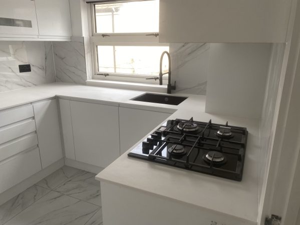 Completed kitchen renovation Luton